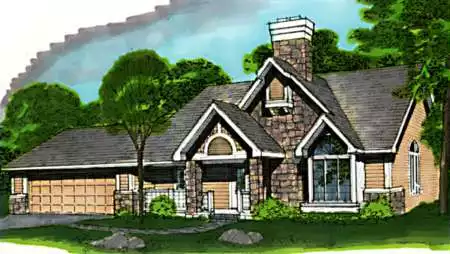 image of cape cod house plan 1635